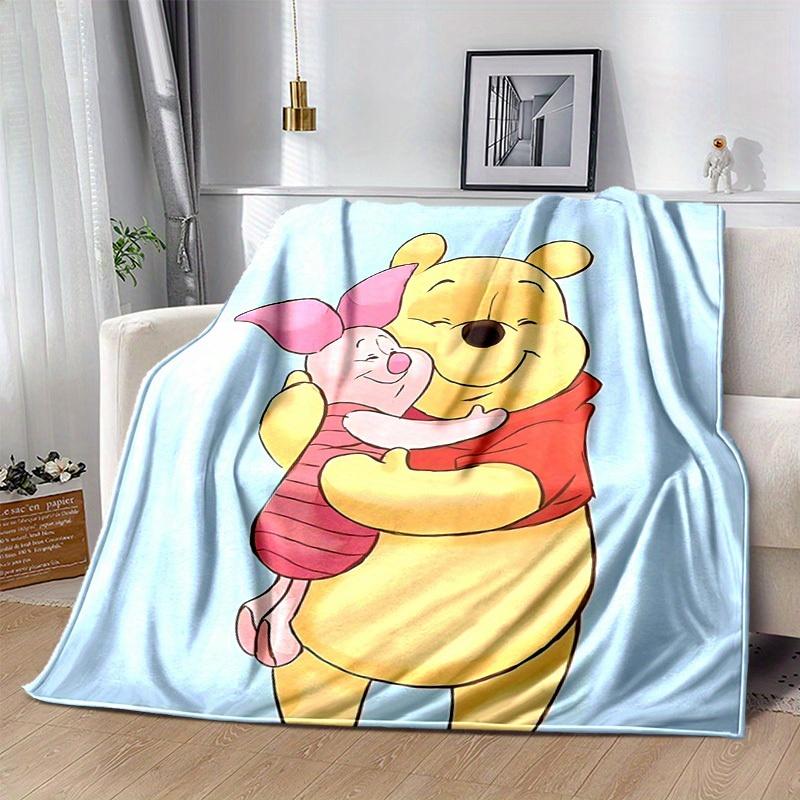 1pc Winnie the Pooh Piglet Blanket Perfect for Home Decor, Couch Blanket, Travel , Office Nap Gift Soft Throw Ideal for Room Decor, Bedroom, Living
