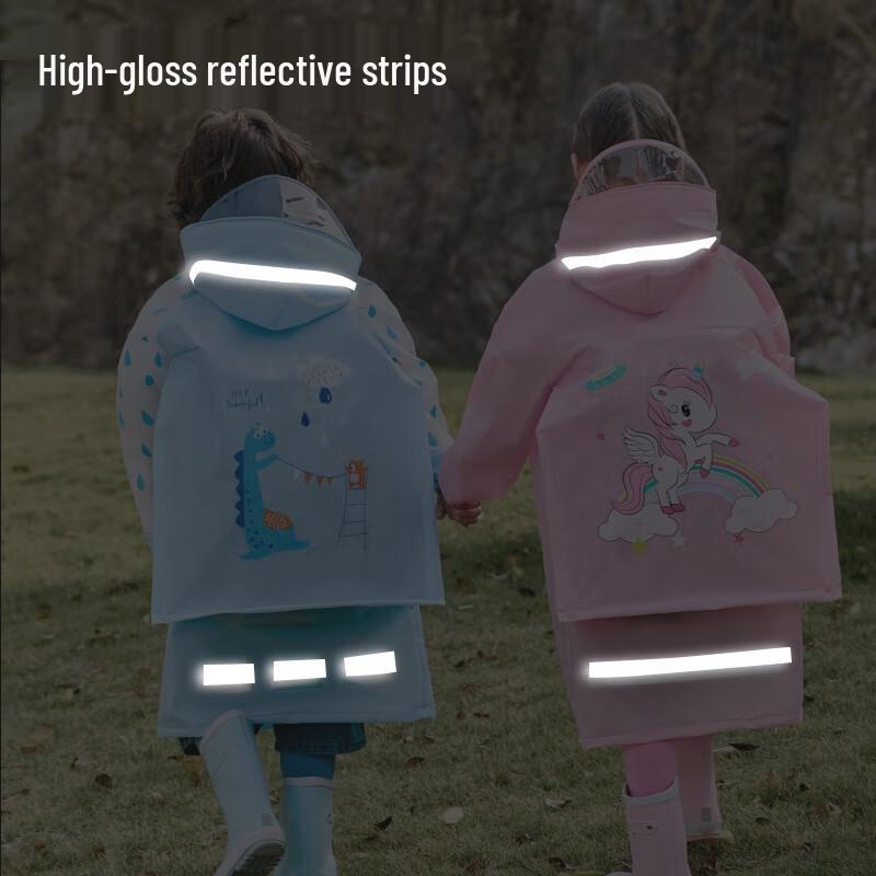 Sweet Kids' Raincoat with Backpack Position