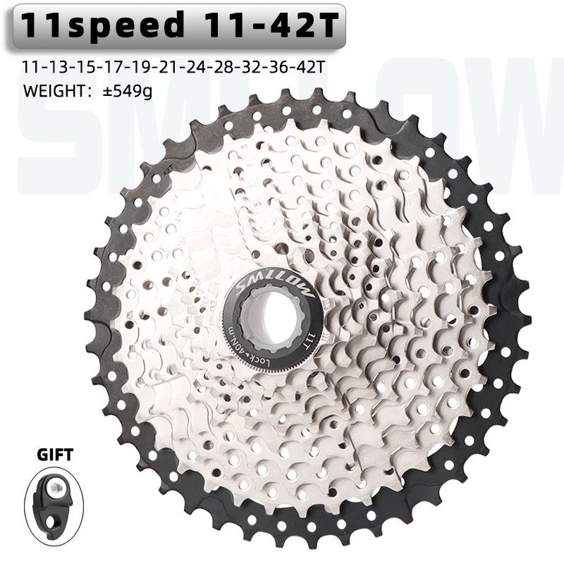 SUNSHINE 11-Speed Cassette, 11-25/28/46/52T, Silver/Black
