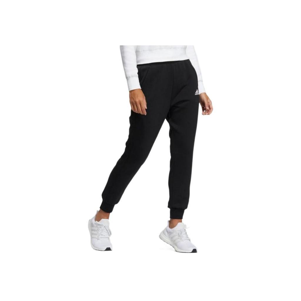 New Adidas Knitted Sports Pants Women's Black HM7058