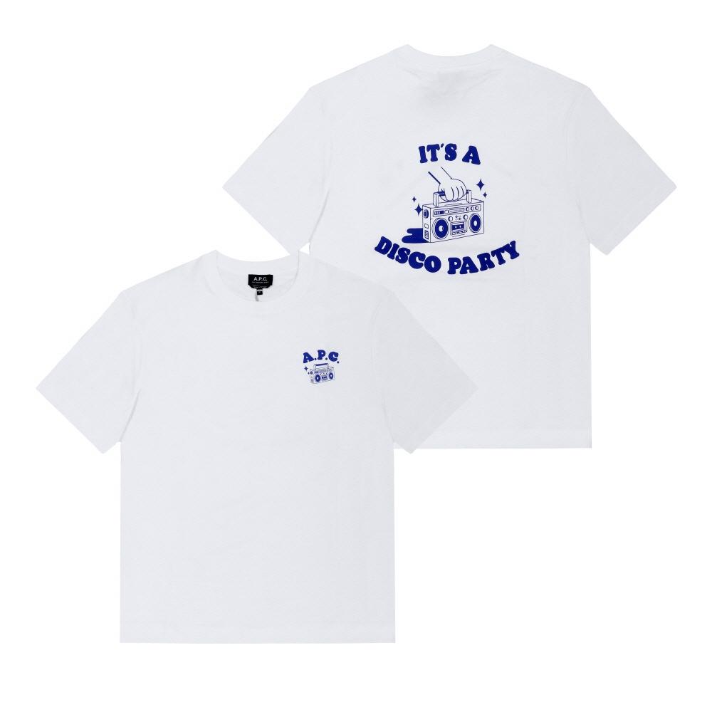 

A.p.c DiSco Мужская футболка S M26530 Aab COHGS M26530 AAB WHITE (M)