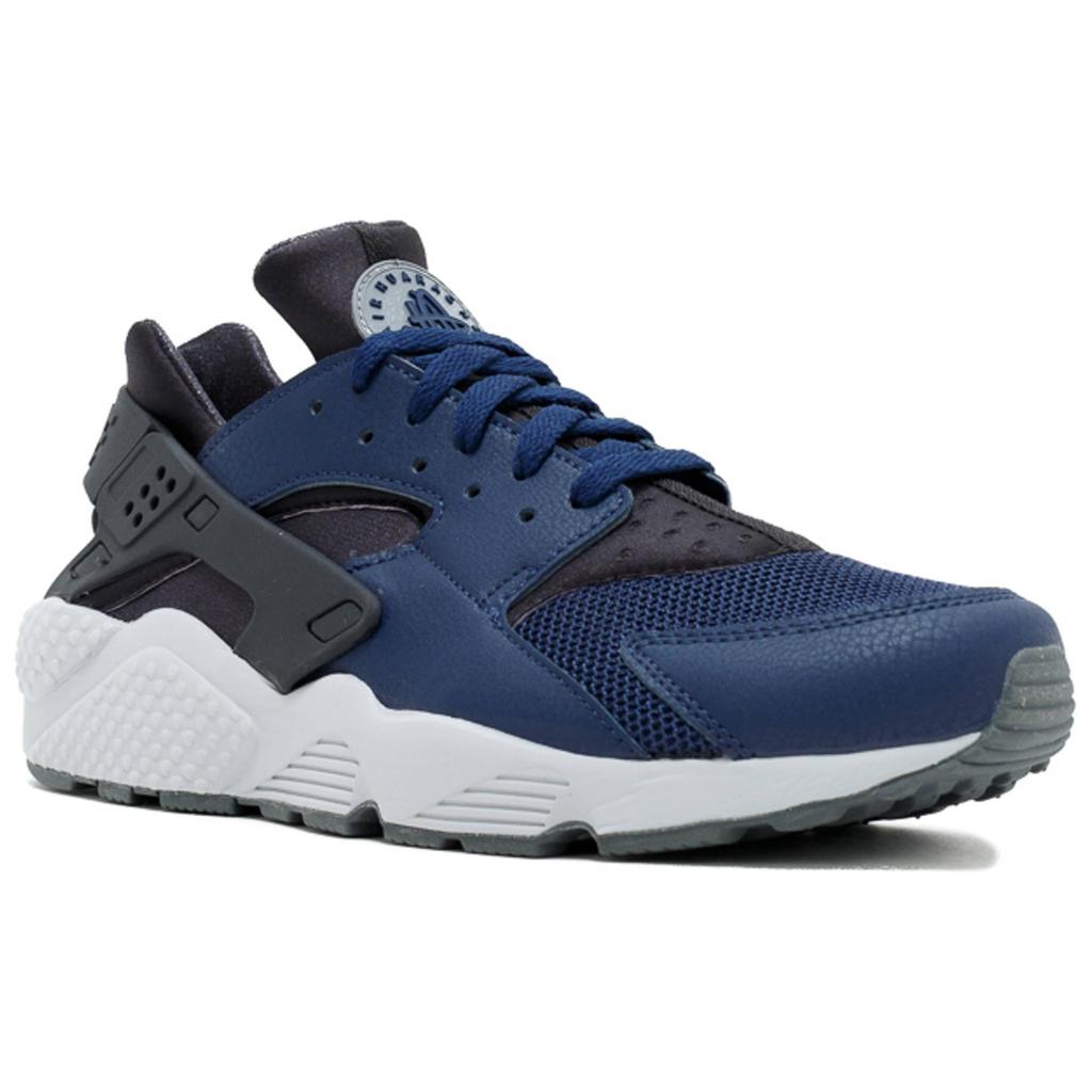 Nike Air Huarache Midnight Navy Men Sneakers Blue Midnight-Navy-Dark-Ash 318429-409