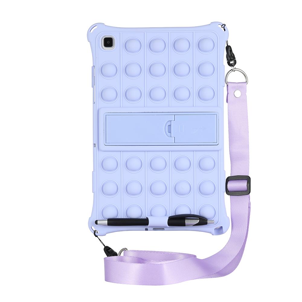 Housse de protection pour enfants pour Samsung Galaxy Tab A9 Plus A9+ A7 Lite 8.7 SM-T220 T225 S5e S6 lite S7 S8 A7 10.4 T500 A8 10.5 X200 Tablette A7 Lite T220 T225 violet