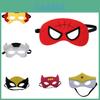 Spiderman Iron Man Batman Kids Felt Mask Halloween Costume Accessory For Role Play Fun