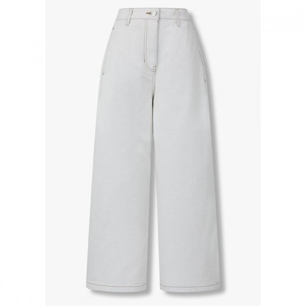 Studio Tomboy Women Curved Wide Fit Denim Pants 9106262205 light gray/S