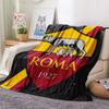 Associazione Sportiva Roma2 Flannel Blanket, High quality Comfortable for All Seasons, Home Decor, Warmth and Comfort