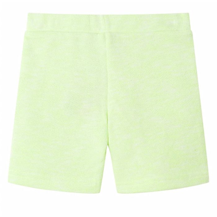 Short pour enfants avec cordon de serrage jaune néon 5 dimensions disponibles