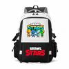 Large Capacity Schoolbag with Shoulder Strap; Student Three-piece Pencil Case Set