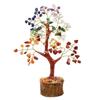 7 Chakra Crystal Bonsai Tree Good Luck, Wealth, Prosperity Reiki Healing, Positive Energy Spiritual Gift 100 Beads