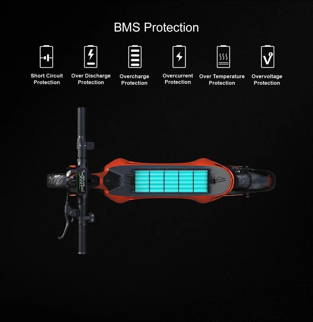 NANROBOT Electric Scooters for Adults 500W 10Inch 48V 10.4AH Battery