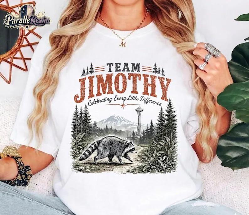 Team Jimothy Waschbär Seattle Kurzschwanz Müllpanda T-Shirt Meme S-5XL