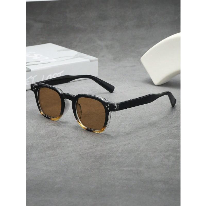 

1 шт. Мужские очки овальной формы с маленькой оправой, простые, стильные, модные (Подходит для вождения, путешествий, повседневной носки, отпуска, занятий спортом на открытом воздухе)