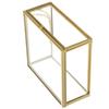Glass Jewelry Holder Alloy Case Clear Display Jewelry Organizer Retro Style Trinket Box for Home Use Trinket Box with Lid