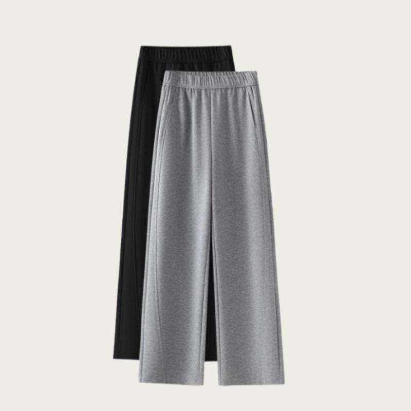 Women's Wide Leg Pants High Waist Long Pants Autumn Winter Fashion Casual Style