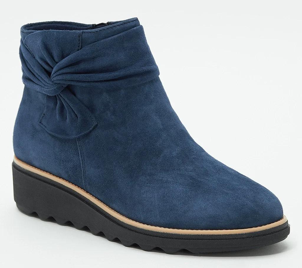 

Winter Short Boots Side Zipper Bowties Ladies Boot Female Footwear Women s Autumn Boots Mid Heel Wedges Shoes Comfortable Fashionable Daily Wear Footw 37