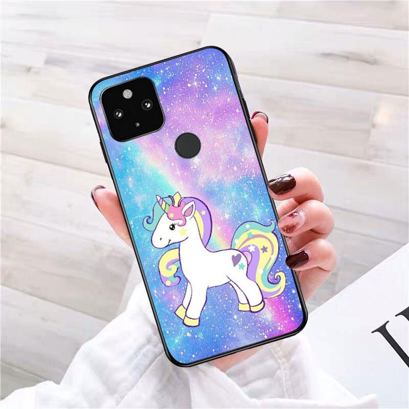 Cute Rainbow Unicorn Phone Case for Google Pixel 7 Pro 7 6A 6 Pro 5A 4A 3A Pixel 4 XL Pixel 5 6 4 3 XL 3A XL 2 XL
