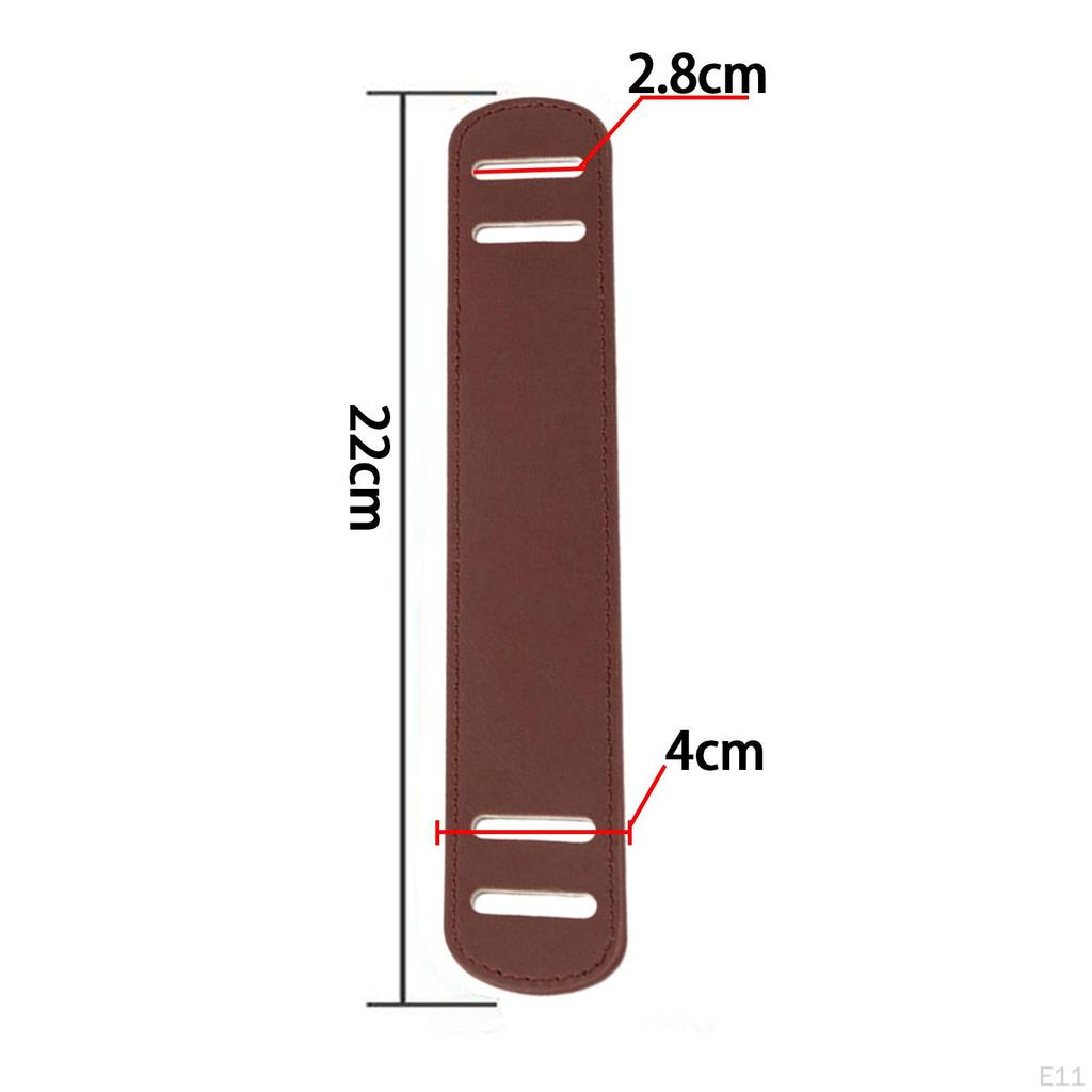 Leather Shoulder Strap Pad Fixing Thick PU Bag Cushion for Handbag