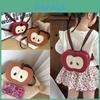 Childrens Apple Mini Backpack Pu Material Cartoon Girl Boy Casual Daily Use