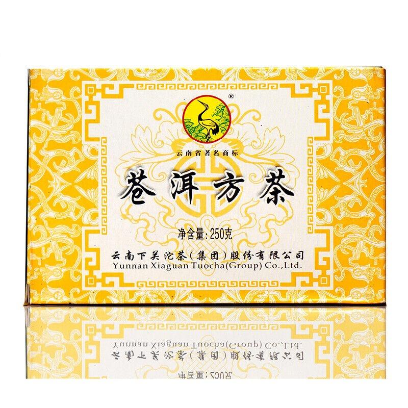 Shen Pu Erh Aged Tea Brick Xiaguan TuochaChaCang Er Fang Zhuan Tea 250g