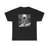 Boy's Casual Cotton Crew Neck T-shirt Funny Cat Bigfoot Selfie Sasquatch Camping Meme Unisex T-Shirt