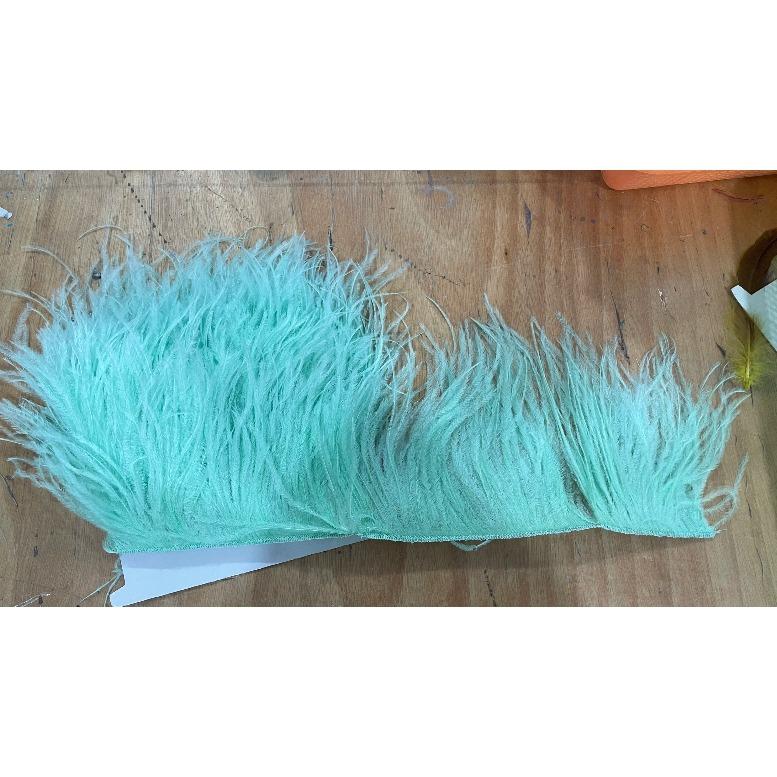 Feather White Ostrich Feather Trim for Wedding Party Dress Decorative Clothing Sewing Accessories 10-22cm Long Plume Fringe