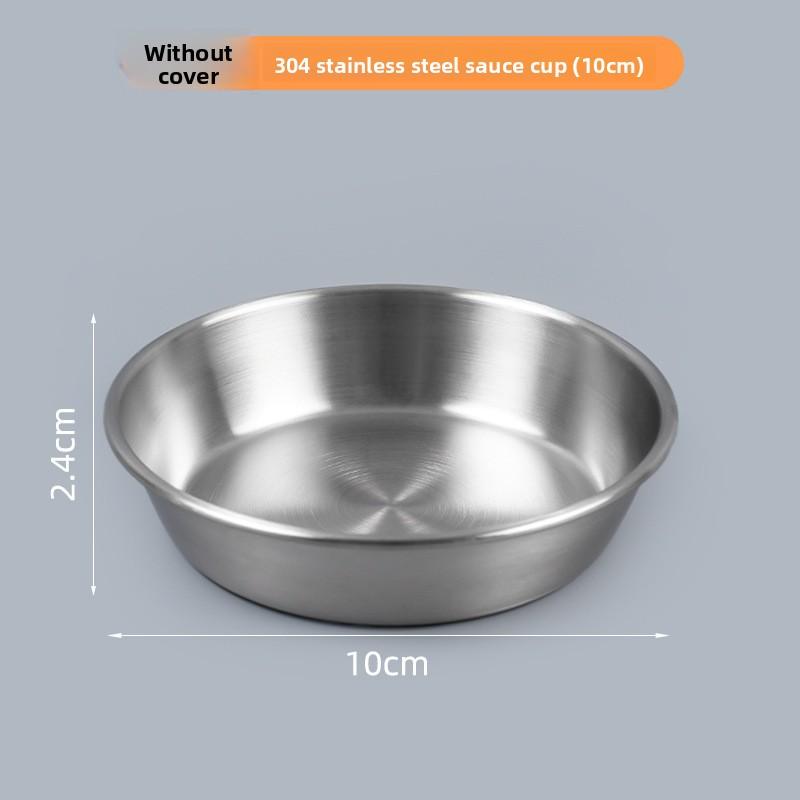 304 Stainless Steel Portable Dipping Sauce Box for Barbecue Mini Seasoning Container