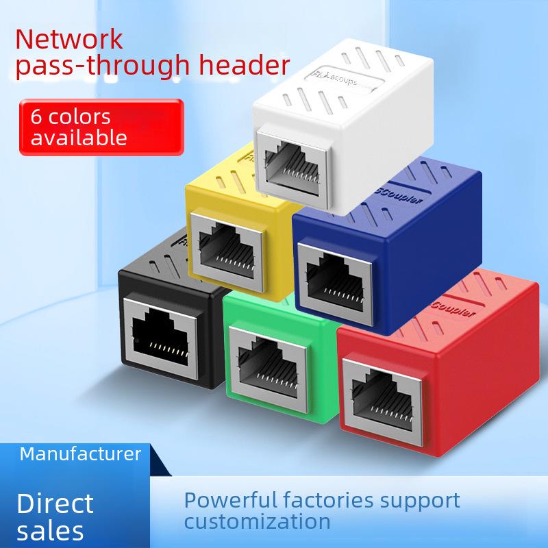 RJ45 Netzwerkkabel-Steckverbinder, Dual-Pass Durchgangs-Verlängerungsmodul