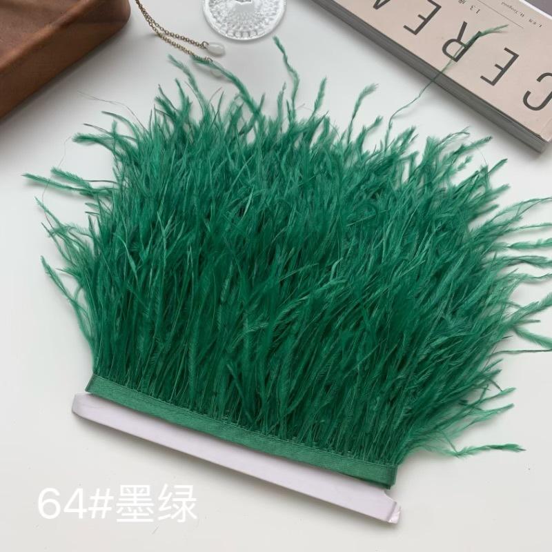 Ostrich Hair Cloth Edge 10-15Cm Clothing Accessories Diy Skirt Decoration Dress Neckline Cuffs Feathers