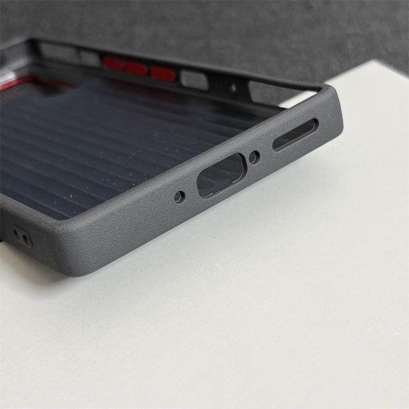 For ZTE Nubia RedMagic 11 Series Case Business Woven Textured Leather Non-slip Shockproof Cover For ZTE Nubia RedMagic 1 1 Funda
