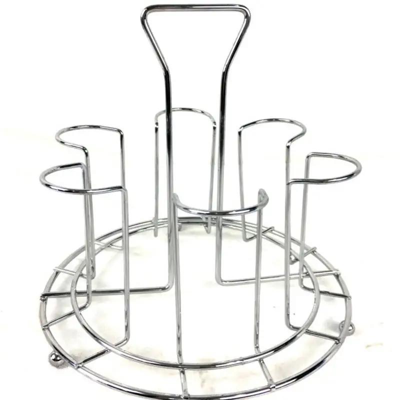 

Кухонное хранение Металлизированная подставка для хранения чашек Быстрый слив Подставка для стеклянных керамических чашек