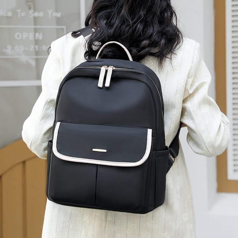 New nylon backpack women's bag casual school bag light backpack business bag backpack computer bag