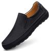 Fashion Fashion Men's Simple lightweight Flat bottomed plus size bean shoesHandmade soft comfortable Non-slip Casual Men's loafer Shoes