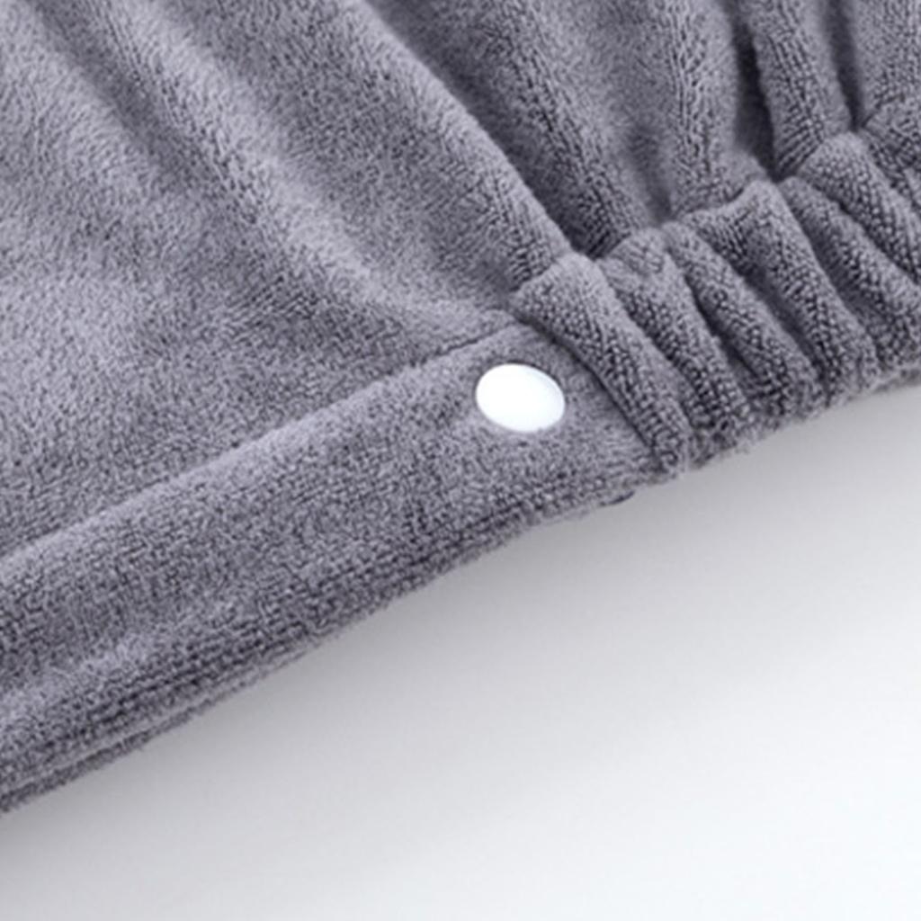 Bath Wrap Towel High Absorbency Soft Double Button Breathable Colorfast Adjustable Tightness for Gym Beach Pool