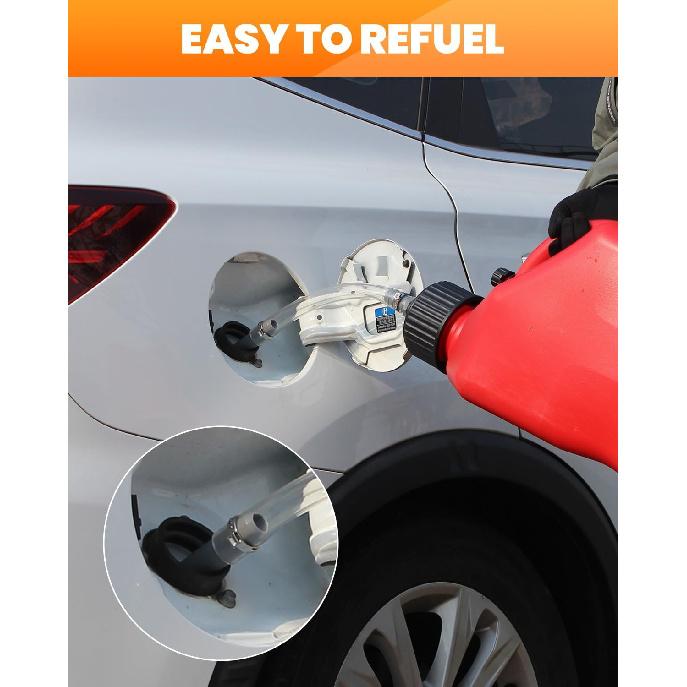 2 PCS Racing Fuel Jug Hose,Jegs Jugs & Scribner Fuel Tanks - Compatible With 3/5/5.5 Gallon Containers - Perfect For Motorsports & Off - Road Racing