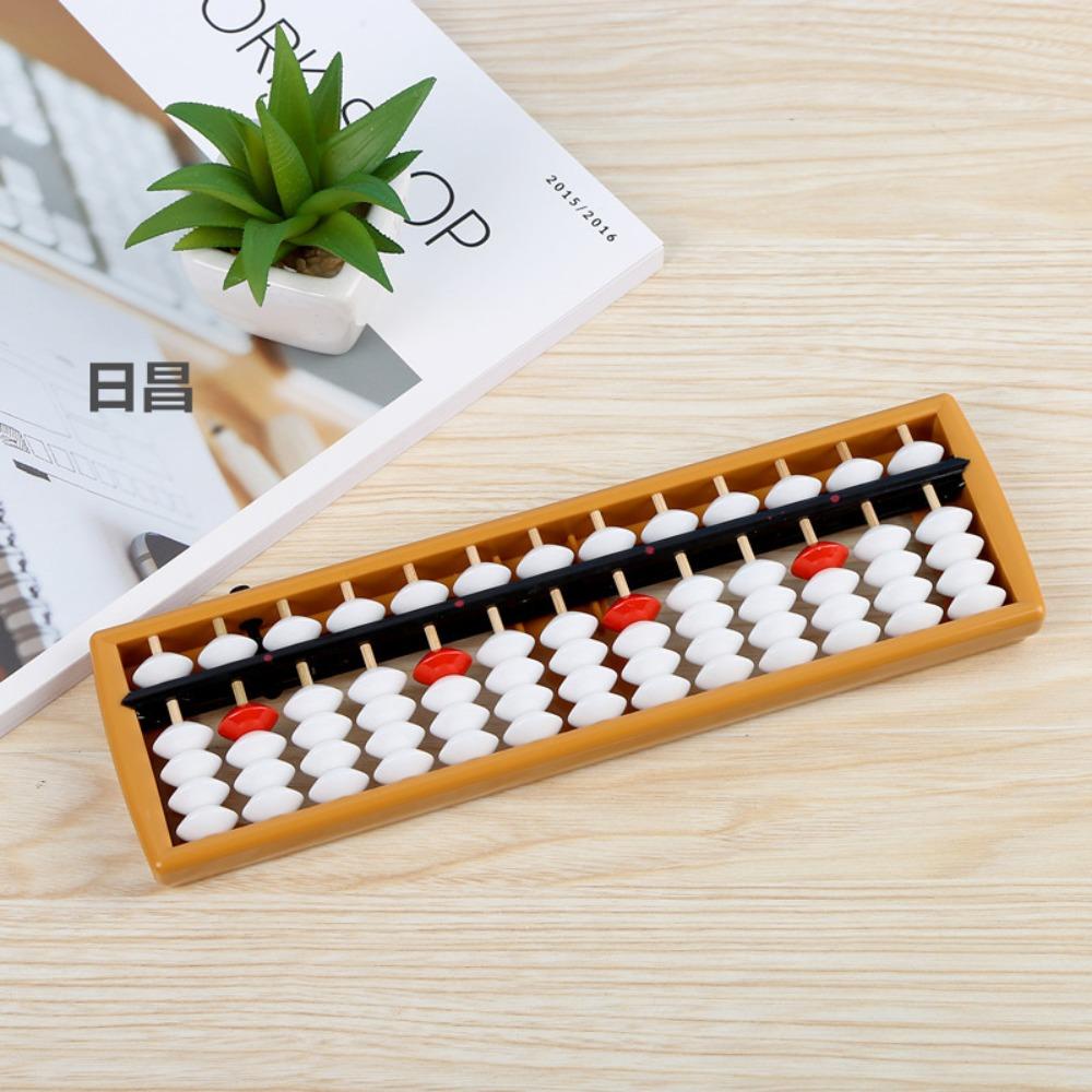 Plastic Plastic Abacus Multicolor Calculation Rack Durable Calculation Bead  Preschool