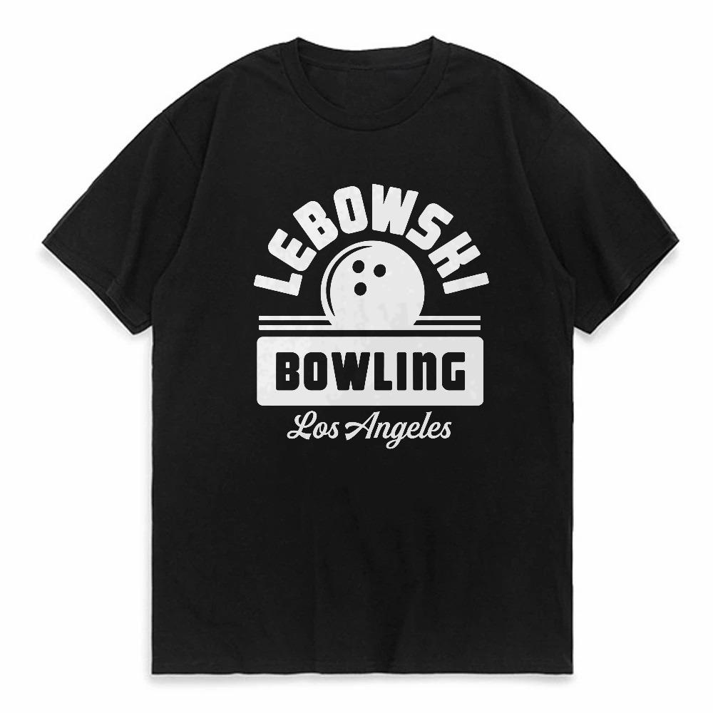 Bowling Lover Pattern Print Tshirt Mens Summer Streetwear Casual Oneck in Fashion Unique T Shirts