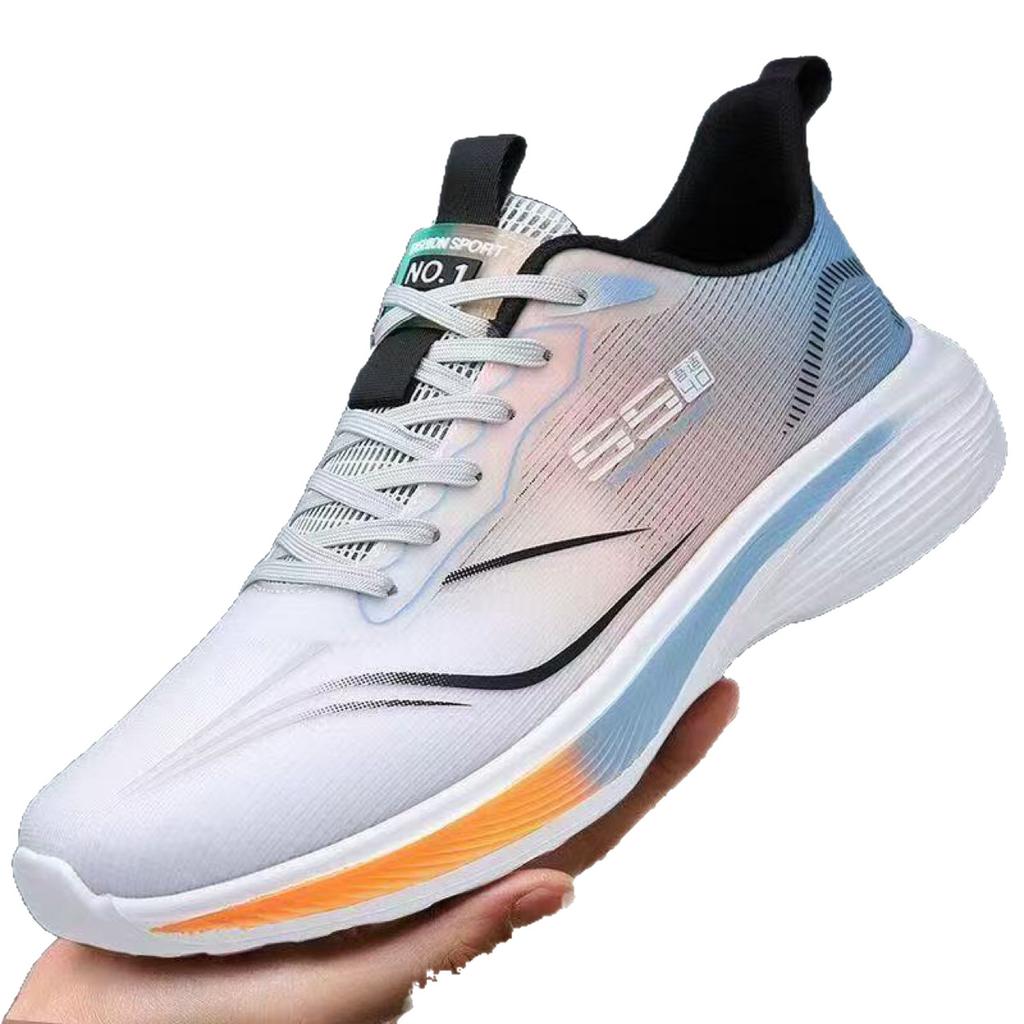 Spring and Summer New Racing Shoes Ultra-light Shock Absorption Professional Marathon Student Breathable Sports Shoes