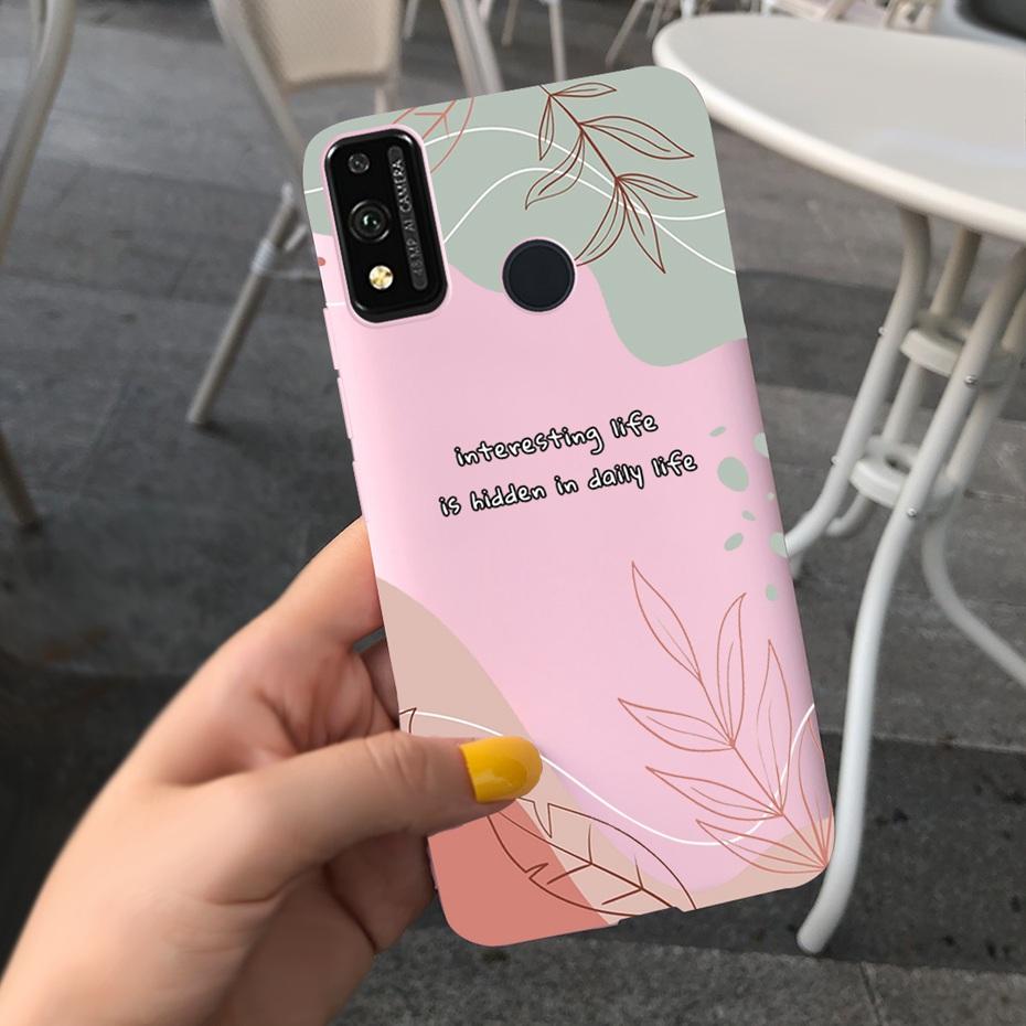 For Honor 9X Lite JSN-L21 Phone Case Honor 9X STK-LX1 Lovely Printing Macaroon Silicone Soft Cases Cover For Honor9X 9 X Lite