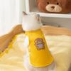 Winter knitted warm double-layer vest autumn and winter thickened vest side open buckle two feet dog pet clothing cat clothes