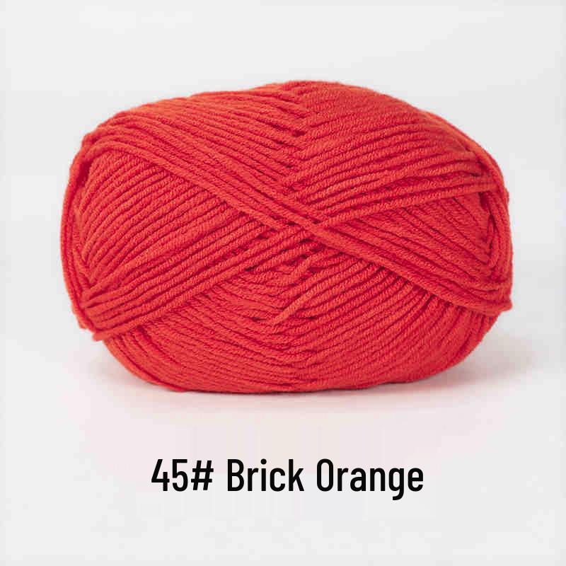 Baby 4-lagiges Milchbaumwollgarn zum Stricken von DIY-Schals oder Decken