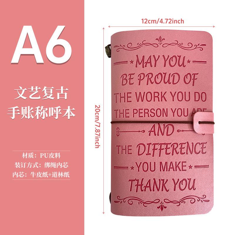 Notebook Customized Handbook TN Stationery Travel Notepad