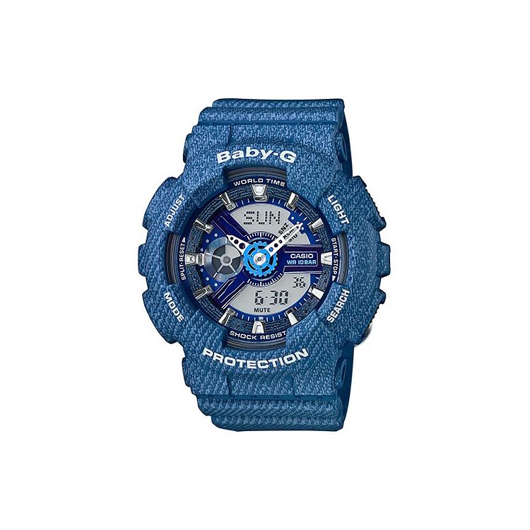 

CASIO Women s BABY-G Blue Watch BA-110DC-2A2 BA-110DC-2A2 Dark Blue Strap
