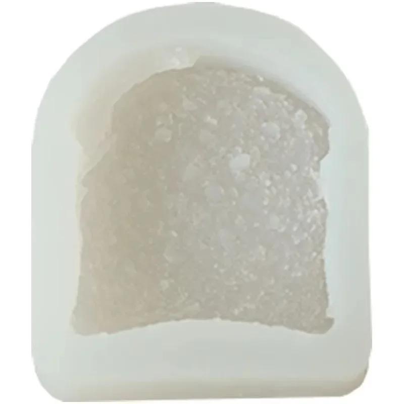 Toast Silicone Mold Handmade DIY Small Toast Slice Mold for Making Scented Candles