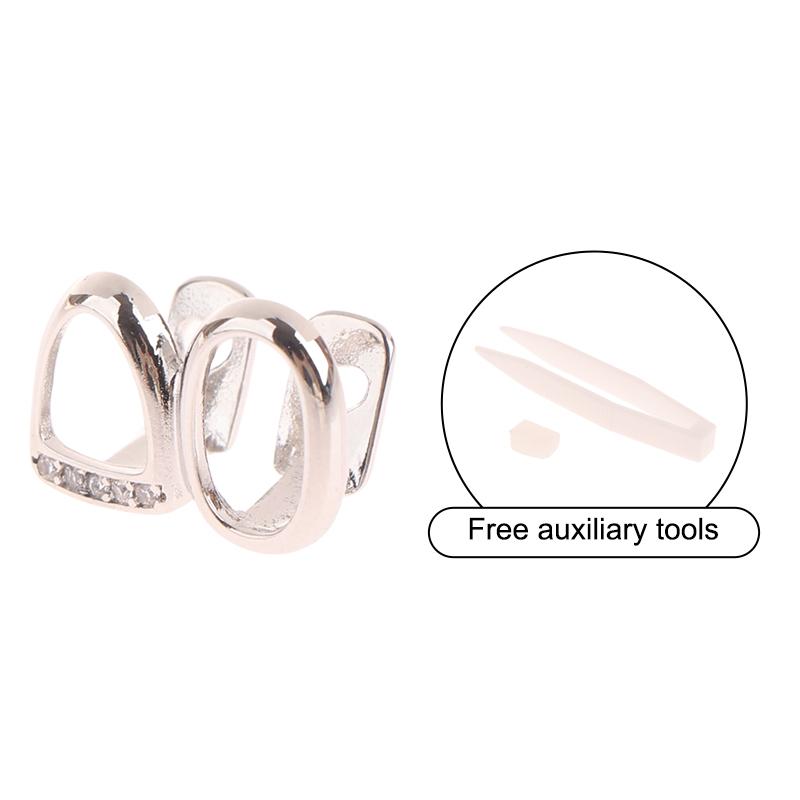 

Хип-хоп одиночные зубные гриллзы колпачки для зубов панк металлический гриллз колпачки для косплея вечерние зубные гриллзы украшения для зубов as the picture