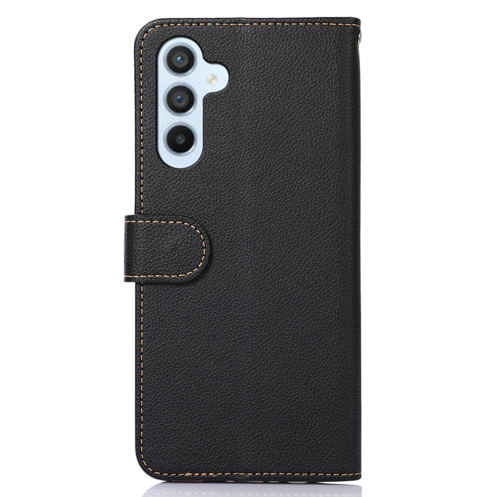 KHAZNEH Cell Phone Cover For Samsung Galaxy S25/S24 Case Wallet Leather Shell (RFID Blocking Function)