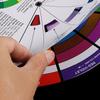 Professional Mix Guide Round Tattoo Nail Pigment Color Wheel Paper Card Supplies