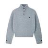 ELLE KIDS Girls' Retro Stand-Up Collar Knit Sweater