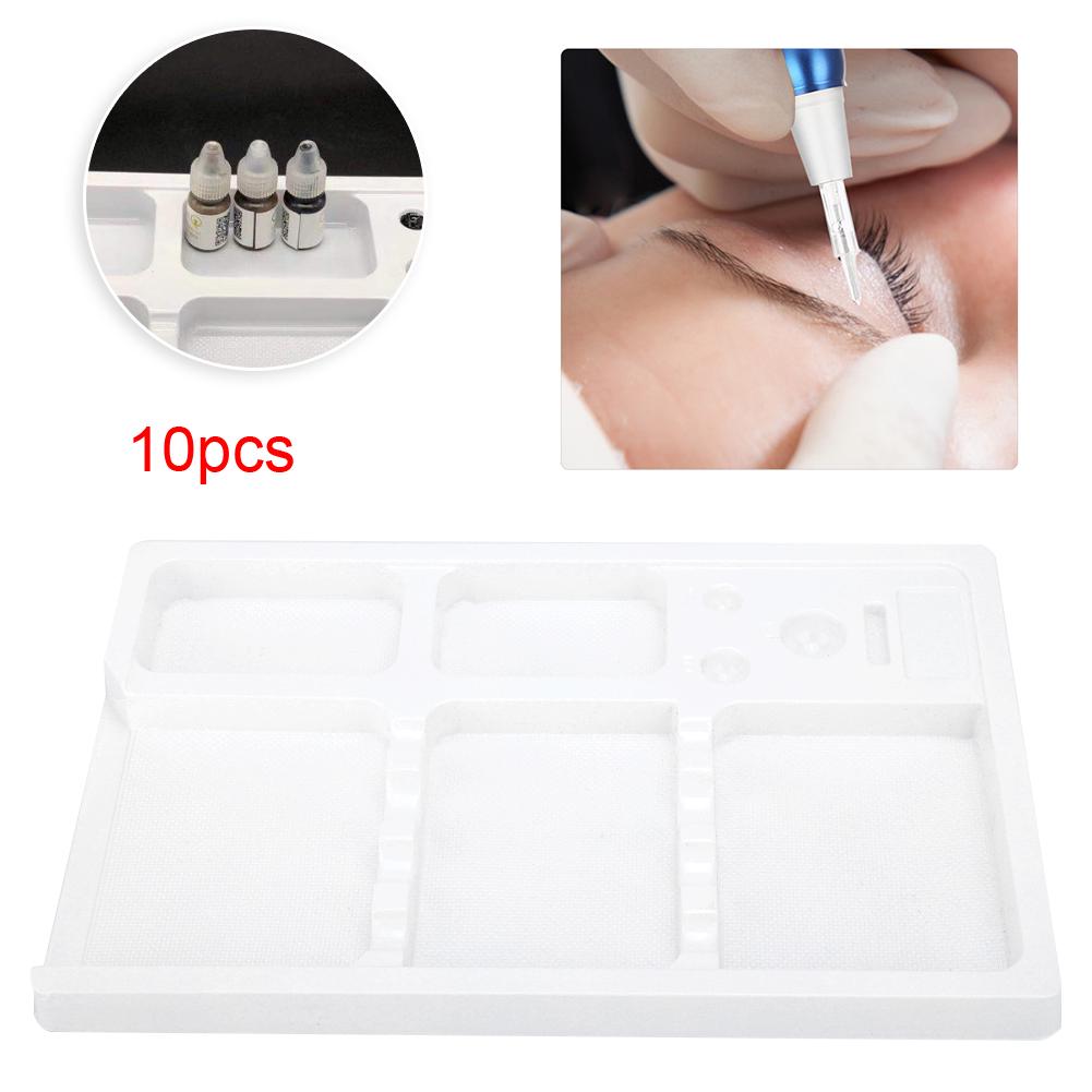 Disposable Washable PVC Tattoo Tool Tray Holder Organizer Pigment Storage Tray10pcs