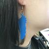 Diy Crystal Epoxy Earrings Mold Dangle Pendant Decorations Mold Three-dimensional Angel Wing Mirror Silicone Mold