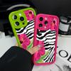 Hot-selling Black Zebra Pattern Flower Suitable for Apple 16pm Premium Mobile Phone Case iPhone17 Silicone Soft Case
